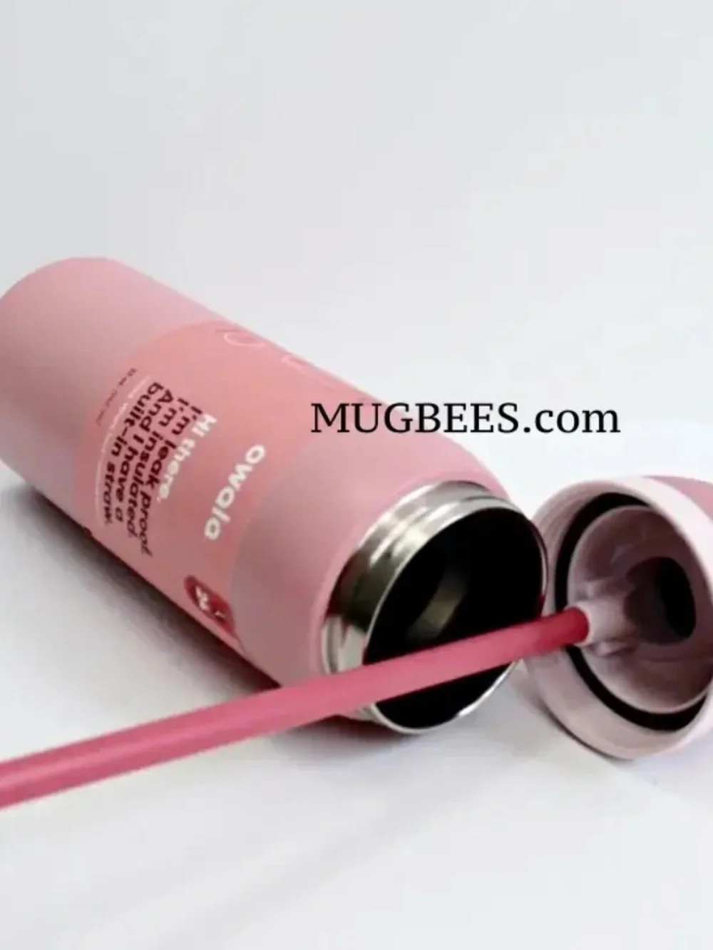 Owala FreeSip Rosy Dreams Pink Stainless Steel Water Bottle 32oz NWT - Picture 2 of 4